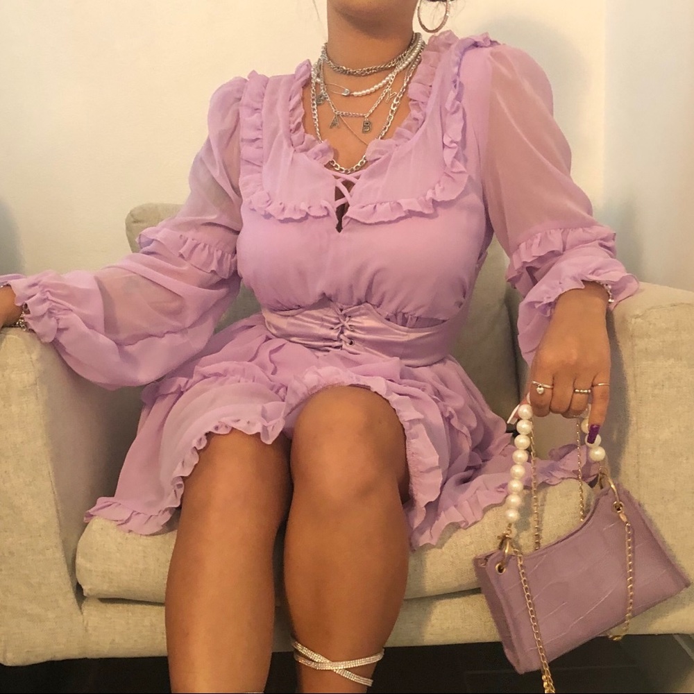 Fashion nova Ruffles Corset dress